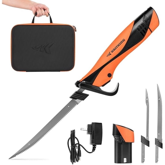 KastKing Lithium-Ion Electric Fillet Knife, Cordless Rechargeable Speed Demon Pro