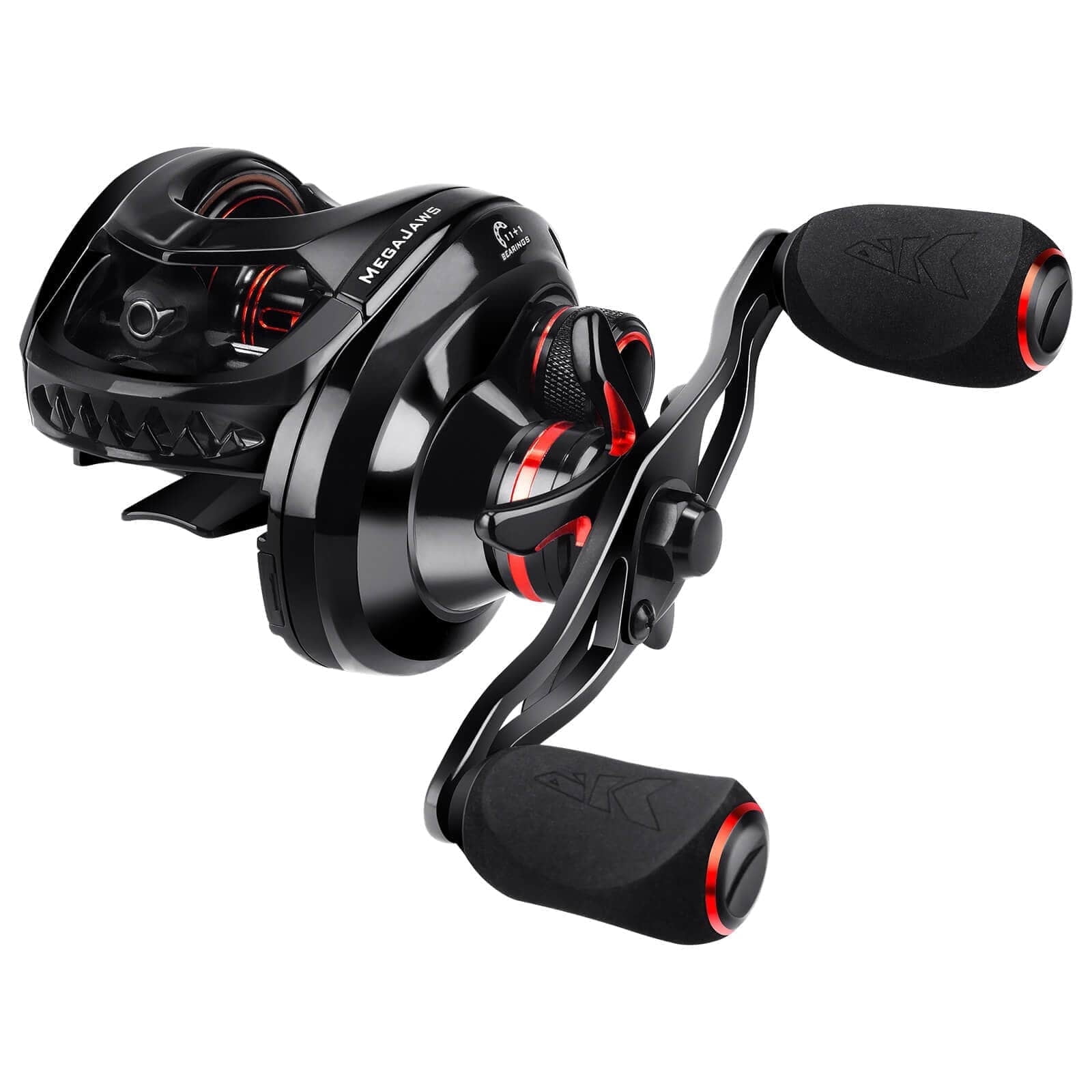 KastKing Baitcasting Fishing Reel, 6.7oz, 17.64 LBs 11+1 Shielded BB, 7.2:1  Gear Ratios- MegaJaws