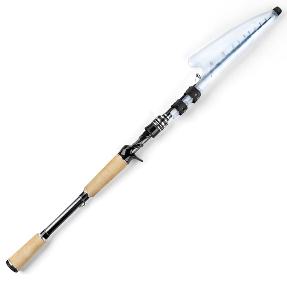 KastKing Telescopic Travel Fishing Rod – Titanium Solid Tip, Casting & Spinning, Collapsible Design- Megatron