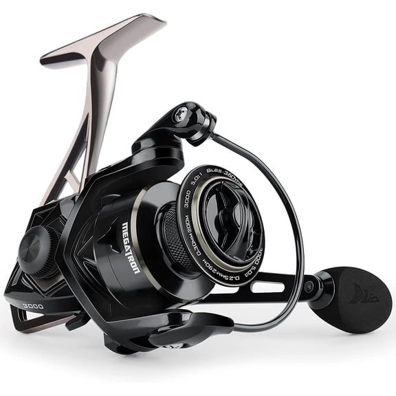 KastKing Megatron Saltwater Spinning Reel -3000 Size with 7+1 Bearings 30+ lb Drag