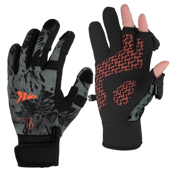 KastKing Mountain Mist Cold Weather Fishing Gloves, Unisex