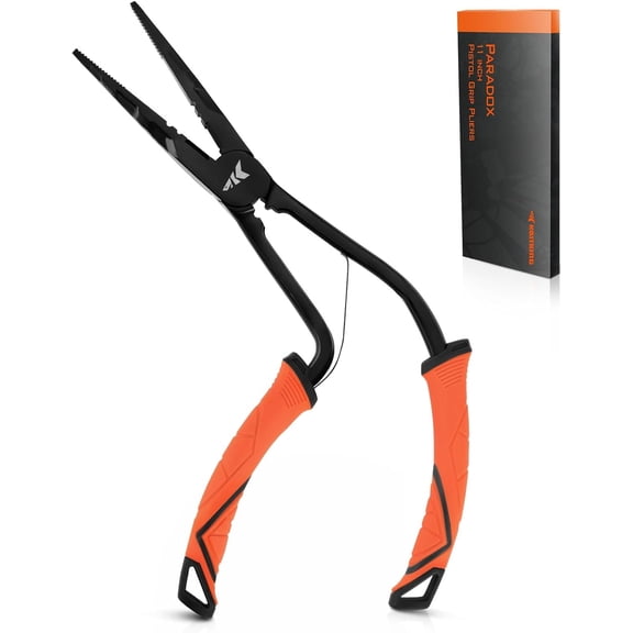 KastKing Paradox Fishing Pliers, Angled Lip Gripper, 420 Stainless
