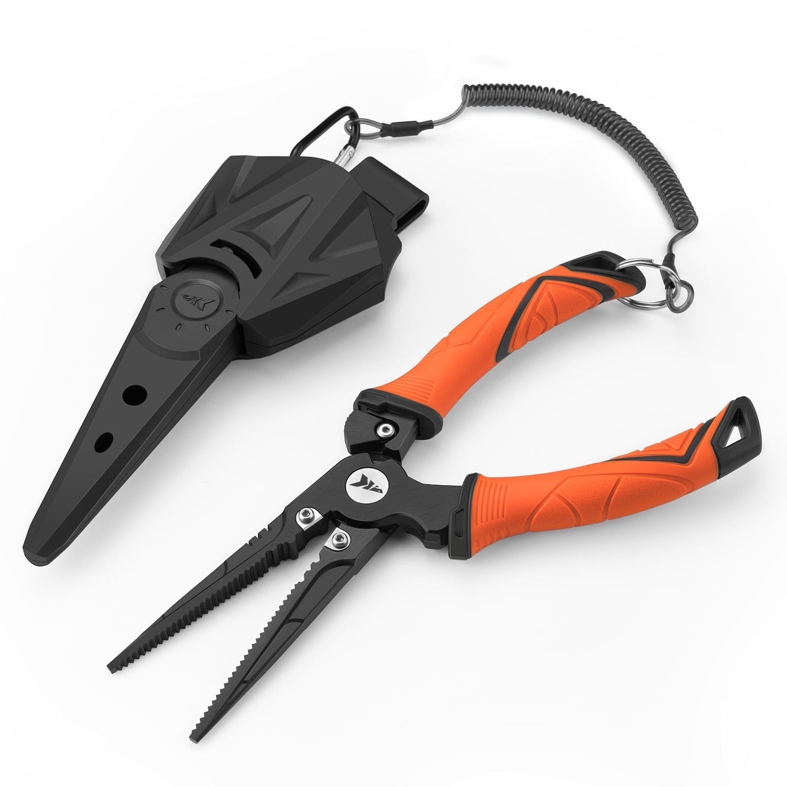 KastKing  9 Inch  Fishing Pliers, Angled Fish Lip Gripper, Saltwater Resistant 420 Stainless Steel Fishing Tools, Hook Remove-Paradox