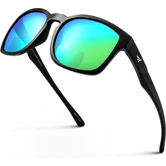 KastKing Pecos Bifocal Polarized Sunglasses, Bi-Focal x1.5 x2.0 x2.5 Magnifications, Sport Reader Sunglasses, UV Protection
