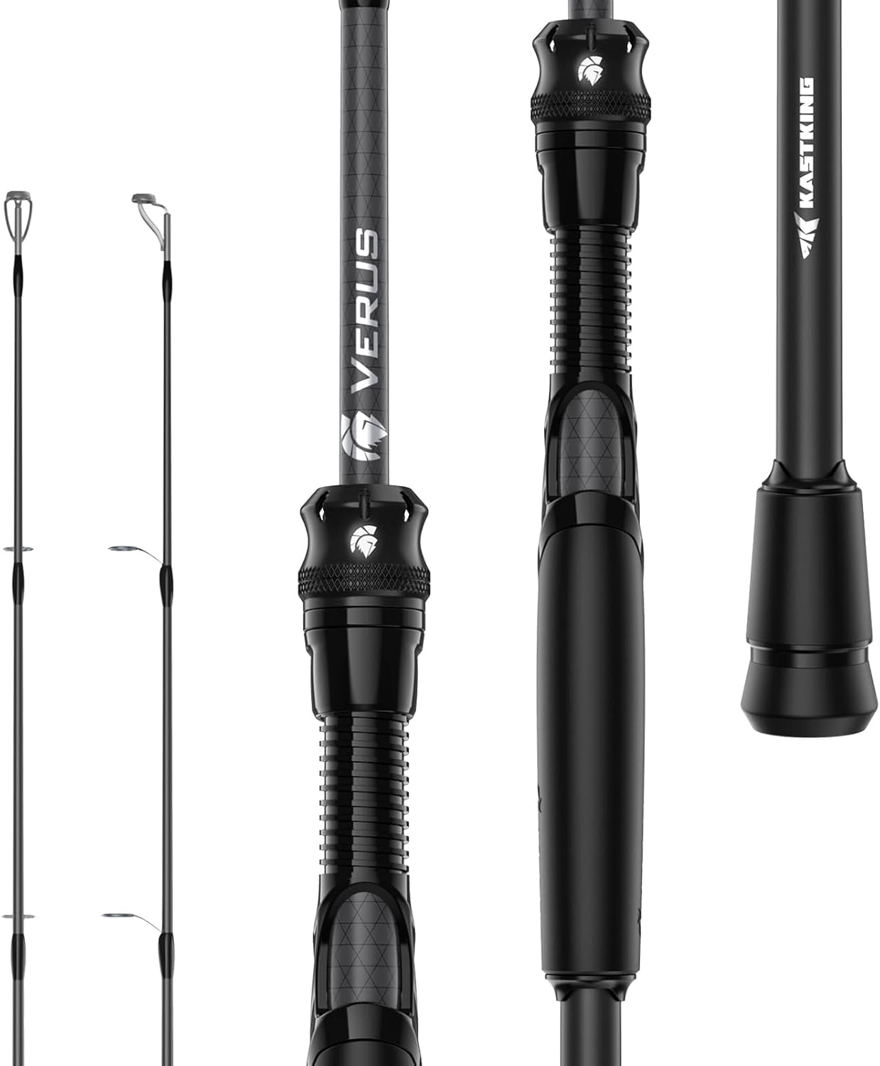 Fishing Rod Grip American Spirit 11' 2-Piece Catfish Casting Rod  Heavy  Power, Cork Handle, Glow Tip