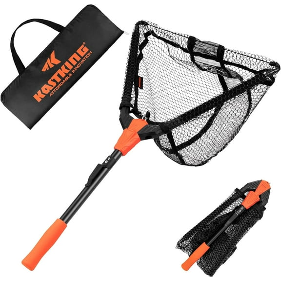 KastKing Fishing Net, Foldable & Lightweight Landing Net with Built in Length Scale Pontus