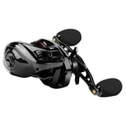 KastKing Left Baitcasting Reels, 17.64LB Carbon Fiber Drag, Cross-Fire 8 Magnet Braking System 7.2:1-Royale Legend II