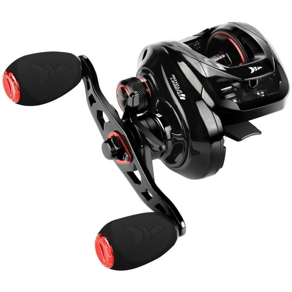 KastKing Right Baitcasting Reels, 17.64LB Carbon Fiber Drag, Cross-Fire 8 Magnet Braking System 7.2:1