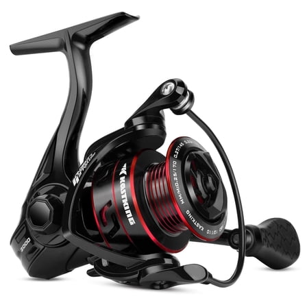 KastKing 4000 Spinning Fishing Reel-5.2:1 Gear Ratio, Up to 22 Lbs,5+1 -Black
