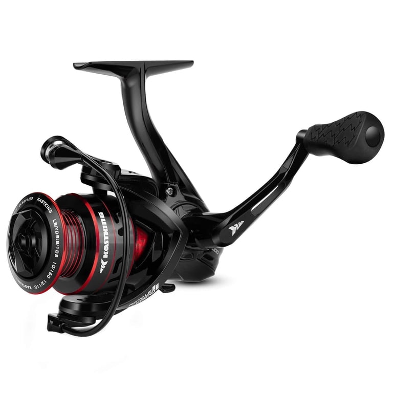 Bait Caster Kastking Assassin Baitcasting Reel KastKing 1000 Fishing Reel  Gear Ratio, Up To 22 Lbs,5+1 Stainless Steel Ball Bearings-Black