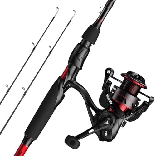 KastKing Spinning Fishing Combos, 6'9'' M Twin Tips Rod, Size 2000 Royale Legend II
