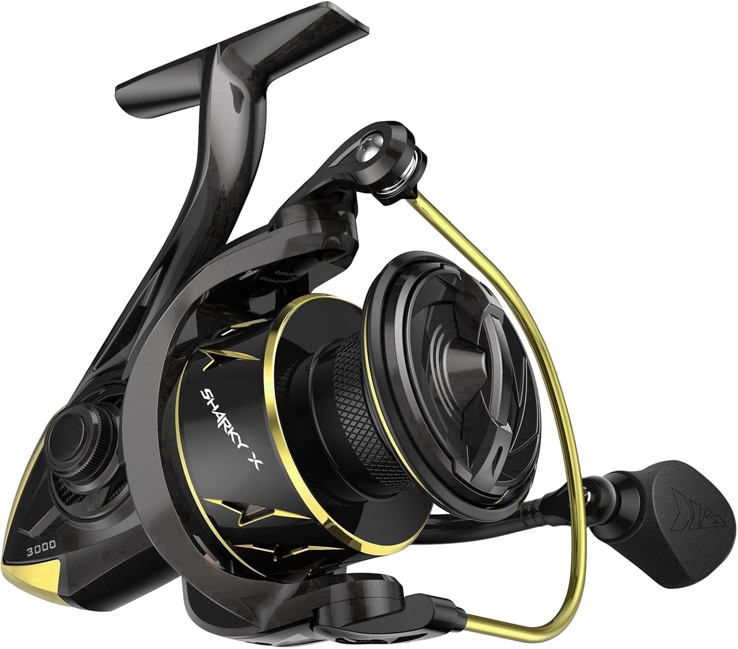 1898 fishing reel Zebco Verge Spinning Fishing Reel, Size 30 Reel, Black