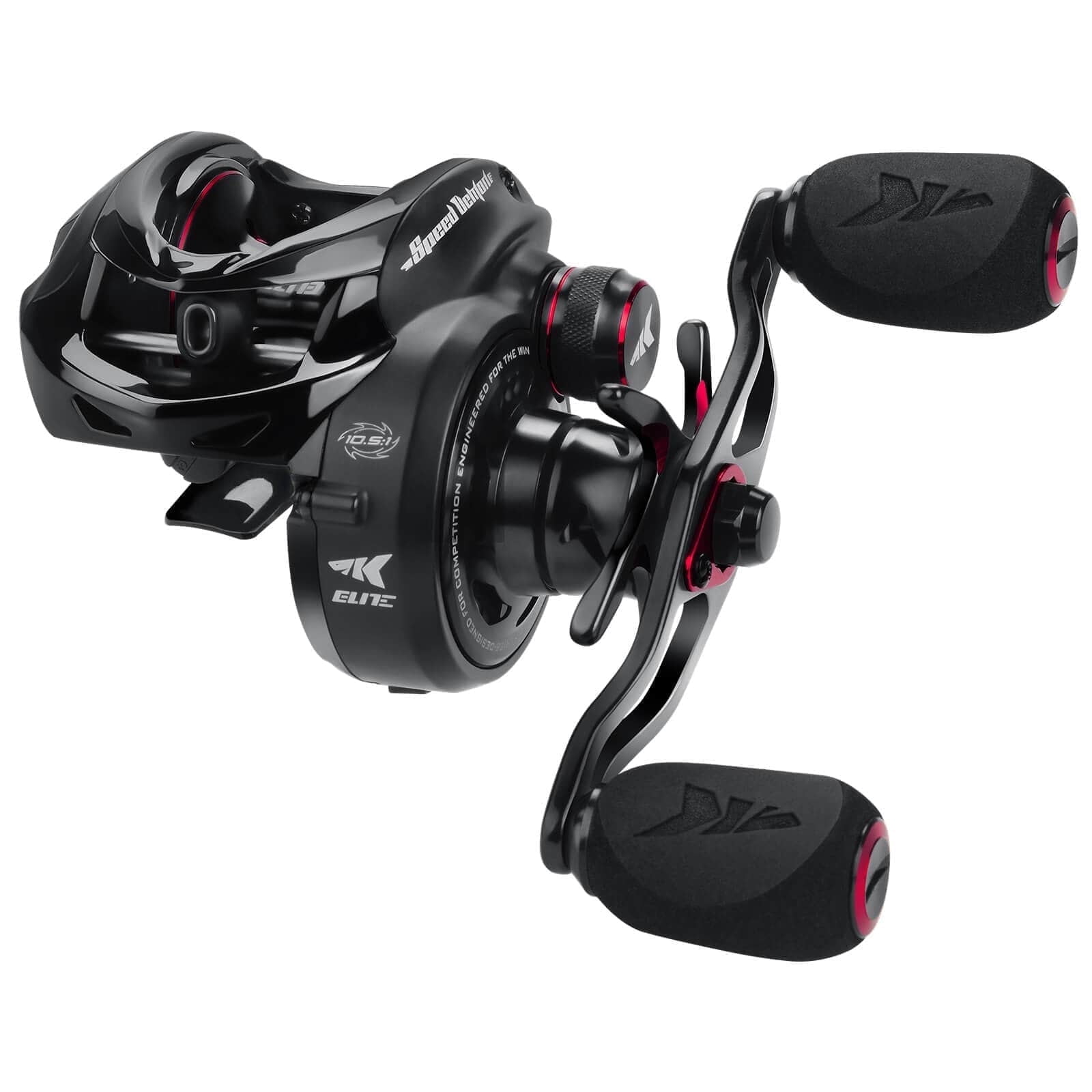 KastKing Baitcasting Fishing Reel, 10.5:1 Gear Ratio/Deadbolt 10+1 , Skipping Version-Speed Demon Elite