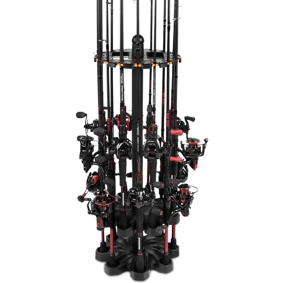 KastKing V16 Fishing Rod Rack, Fishing Pole Rack ,Standard-Without Rotating Base, Holds 16 Rods