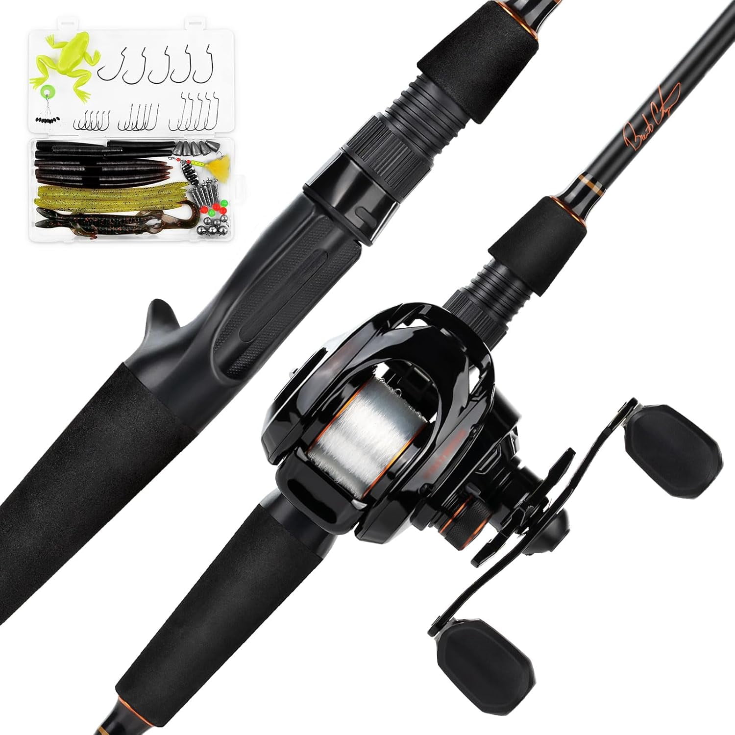 KastKing Spinning & Casting Combos, Tailored Tackle Kits, Pre-spooled Design, IM6 Graphite 2Pc Blanks, 5.2:1 Gear Ratio, 9 + 1/5 + 1 Ball Bearings- Brent Chapman