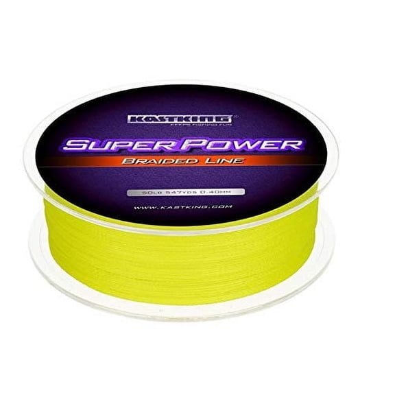 KastKing Superpower 20 lb Braided Fishing Line, 547 Yds