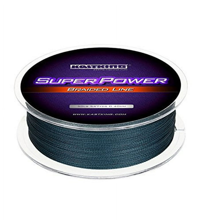KastKing Superpower Braided Fishing Line Low-Vis Gray 20 lb 327 yds