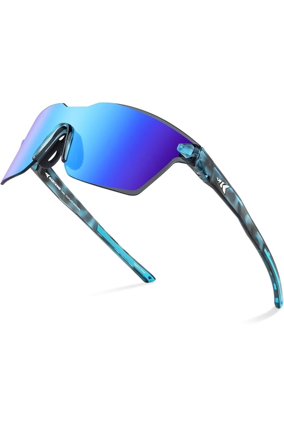 Tarkio Polarized Fishing Sunglasses, UV400 Wrap Design