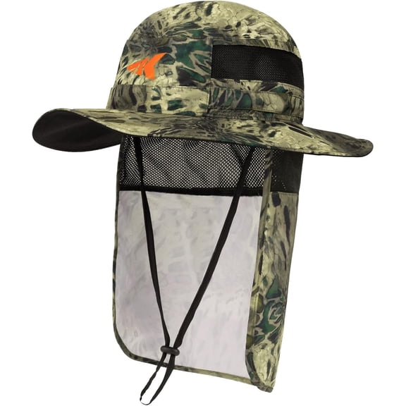 KastKing UPF 50 Boonie Hat Fishing Hat with Removable Neck Flap Sun Hats for Men