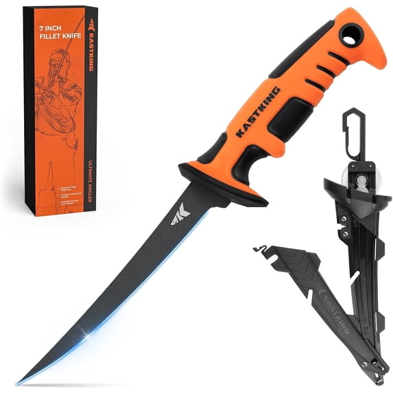KastKing Ultimate Angler 7" Fillet Knife, Razor Sharp, Corrosion Resistant