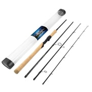 KastKing Valiant Eagle Passage Travel Fishing Rods, 4 Pc Pack Rods, Spinning,IM6 Graphite Blank, Ti Oxide LTS Ring Guides