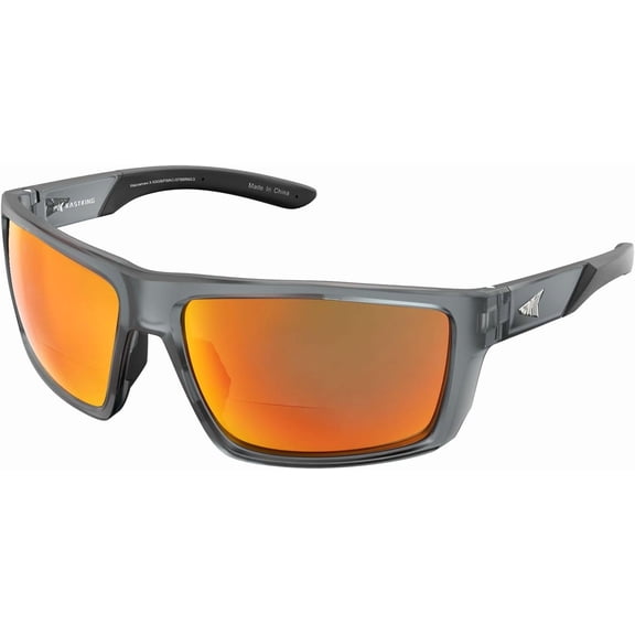 KastKing Waccamaw Polarized Bifocal Sunglasses, x2.0 Magnifications, Wrap Around Sport Reader Sunglasses for Men