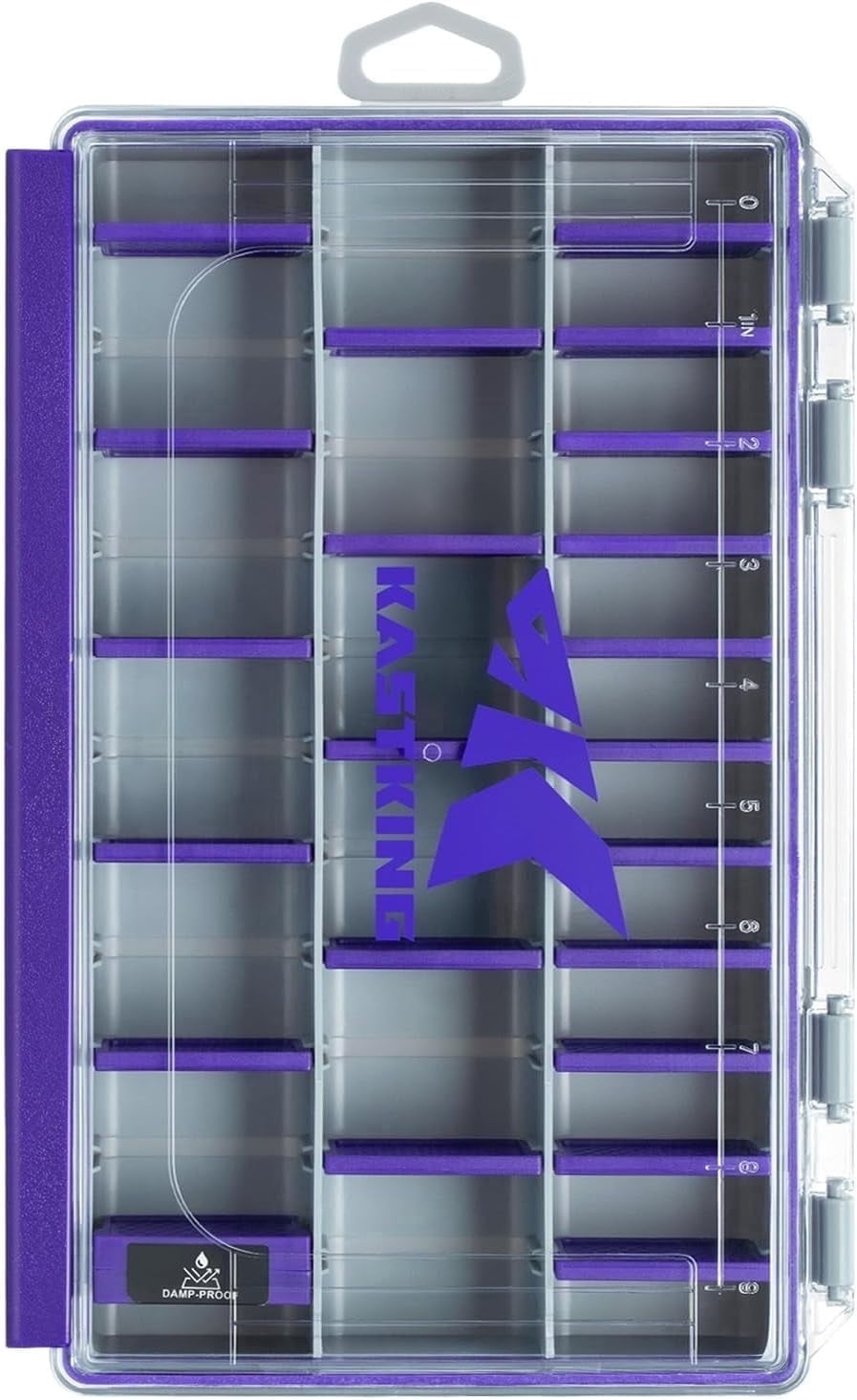 KastKing 3600 Tackle Box, Waterproof Fishing Organizer – Purple – HyperSeal