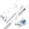 thumbnail image 1 of KastKing Travel Spinning Fishing Rod and Reel Combo,Spin-7'6'' Mh-4000 Reel (5pcs+ Extra Tip)-Centron Lite, 1 of 13
