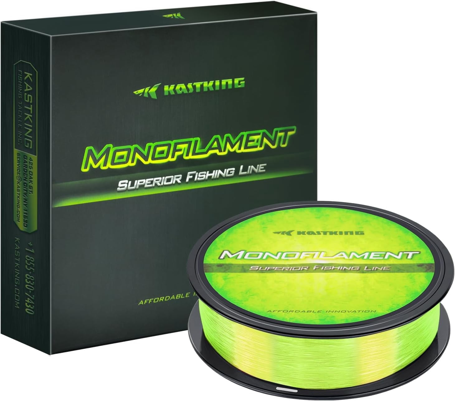 KastKing Premium Monofilament Fishing Line - Abrasion Resistant Mono Line Nylon Material Fishing Line-300YDS