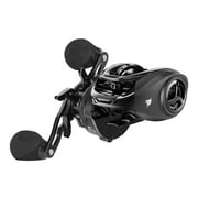 KastKing Right Baitcasting Fishing Reel, Halo XII Magnetic Braking System, 7+1 Double Shielded Stainless Steel BB, 7.2:1-Zephyr-Black