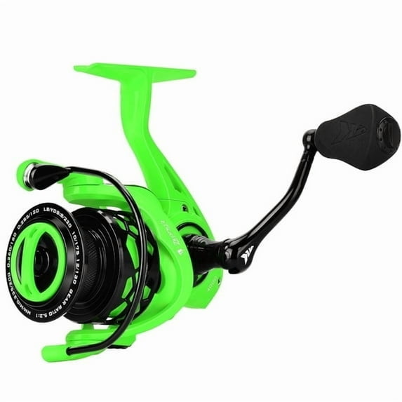 KastKing 1000 Spinning Reel 5.6oz Oversized Stainless Steel Main Shaft-Green 7+1-Zephyr Green
