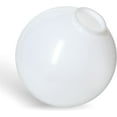 thumbnail image 1 of KastLite 12" White Acrylic Lamp Post Globe | Smooth Textured with 3.91" Fitter Neck | Manufactured by Crown Plastics, 1 of 8