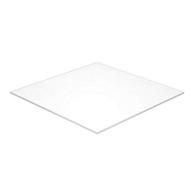KastLite 4" x 6" Clear Acrylic Sheet | 1/8" (.125") Thick | OPTIX Lightweight Plexiglass | For Craft Projects, Signage, DIY Projects & More | 5 Pack