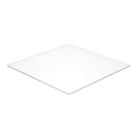 KastLite 5" x 7" Clear Acrylic Sheet | 1/8" (.125") Thick | OPTIX Lightweight Plexiglass | For Craft Projects, Signage, DIY Projects & More