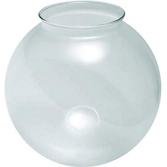 KastLite 8" Clear Acrylic Lamp Post Globe | Smooth Textured with 3.91" Fitter Neck | Manufactured by Crown Plastics