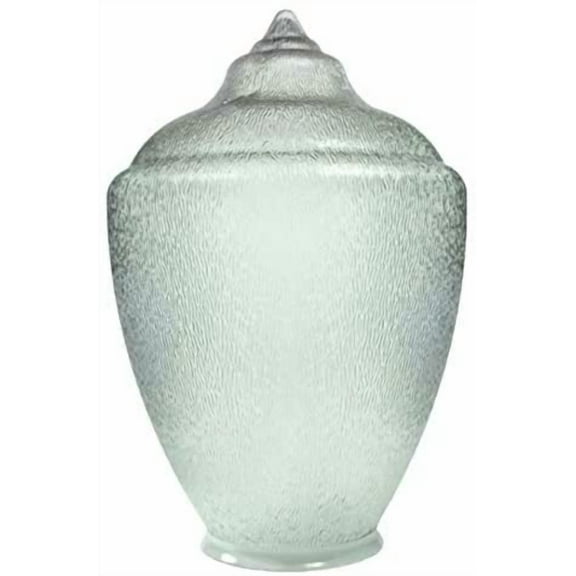 KastLite 88064-CL-8F Polycarbonate Clear Acorn with Fitter Neck | 23" Height x 15.13" Width x 8" Outside Diameter | Manufactured by Crown Plastics