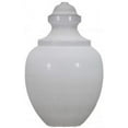 thumbnail image 1 of KastLite 88465-WH-5N Polyethylene White Acorn Neckless | 16.14" Height x 10.75" Width x 5.25" Interior Diameter | Manufactured by Crown Plastics, 1 of 4