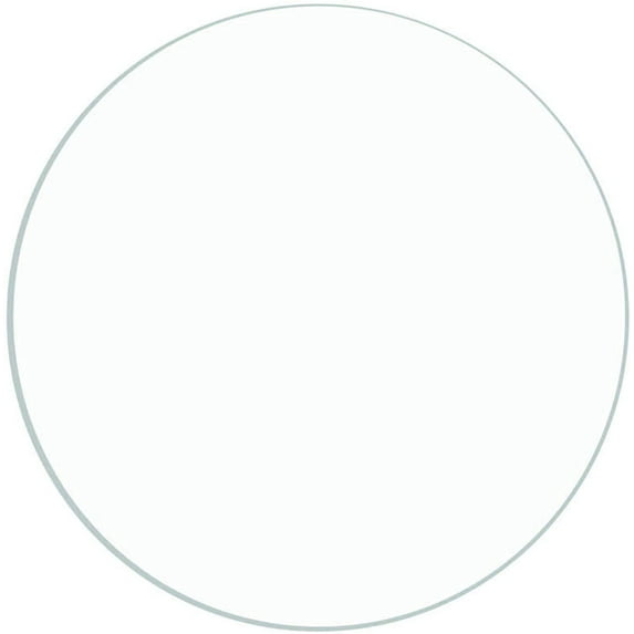 KastLite Clear Acrylic Disc | Plexiglass Circle with Custom Thickness and Diameter | Selection: 1/8" Thickness with 20" Diameter