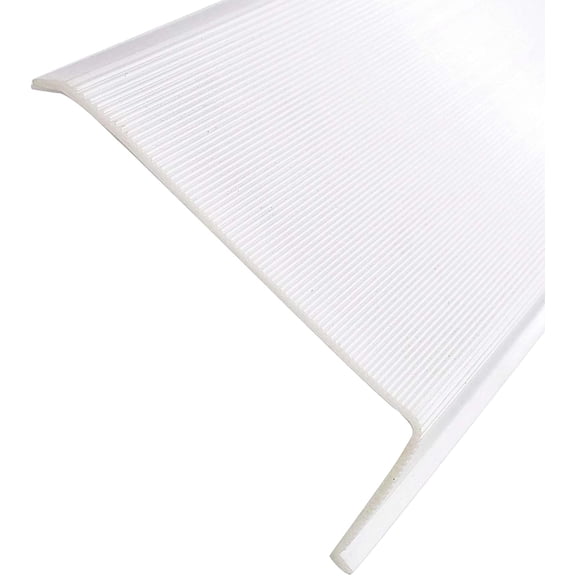 KastLite Linear Under Cabinet Lens Diffuser | White Ribbed Acrylic Replacement Cover | 24" Length x 2-7/8" Width x 1" Height with Non-Yellowing Acrylic Lens