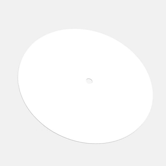 KastLite Round Diffuser | Pure White Acrylic | 9.5" Diameter with 3/8" Center Hole | 1/8" Thick Disc | For Drum-Style Lampshades & Pendants | Fits 10-12" Openings