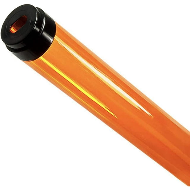KastLite T5 Fluorescent 48" Safety Sleeves | Amber | Fits T5 Lamps Only | 3/4” Diameter | 6 Pack