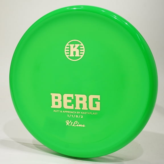 Kastaplast K1 Berg Disc Golf Putter & Approach Disc, Pick Color/Weight [Stamp & Exact Color May Vary] Green 173-174 grams
