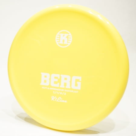 Kastaplast K1 Berg Disc Golf Putter & Approach Disc, Pick Color/Weight [Stamp & Exact Color May Vary] Yellow 173-174 grams