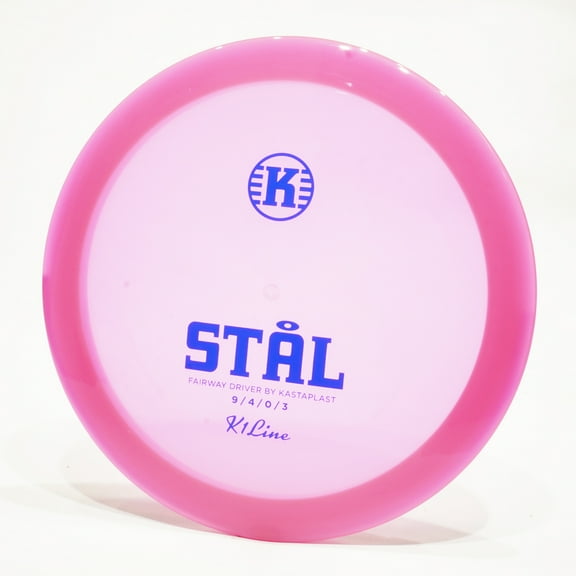 Kastaplast K1 Stal Disc Golf Distance Driver, Pick Color/Weight [Stamp & Exact Color May Vary] Pink 173-174 grams