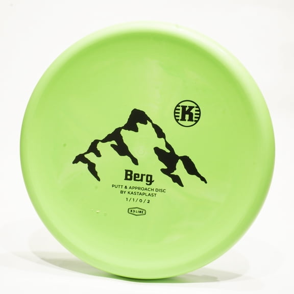 Kastaplast K3 Berg Disc Golf Putter & Approach Disc, Pick Color/Weight [Stamp & Exact Color May Vary] Green 173-174 grams