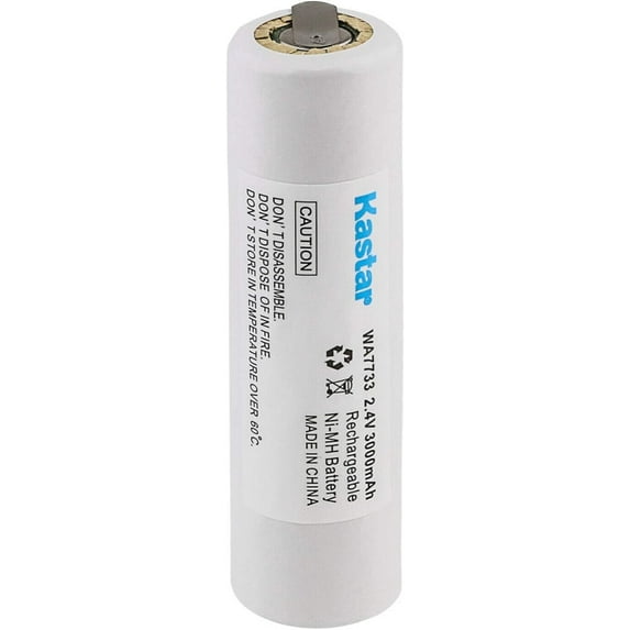 Kastar 1-Pack 2.4V 3000mAh Ni-MH Battery Replacement for Mark 1 130221000, Pollenex Wm17, Reach Assembly Ev243, Ryobi Bd10r, Saft 5387a701, Saft Vrcs023, Sanyo Kr1300sc, Sears/Craftsman 135112110