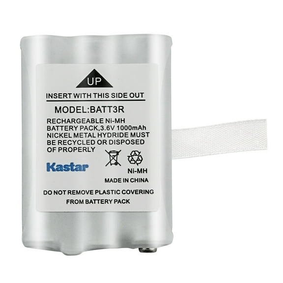Kastar 1 Pack BATT3R Battery Replacement for Midland BATT3R BATT-3R, AVP14 MID-AVP14, LXT600 LXT-600, LXT630 LXT-630, LXT630X3 LXT-630X3, LXT633 LXT-633, T50, T60, T51, T61, T55, T65, X-Talker Radios