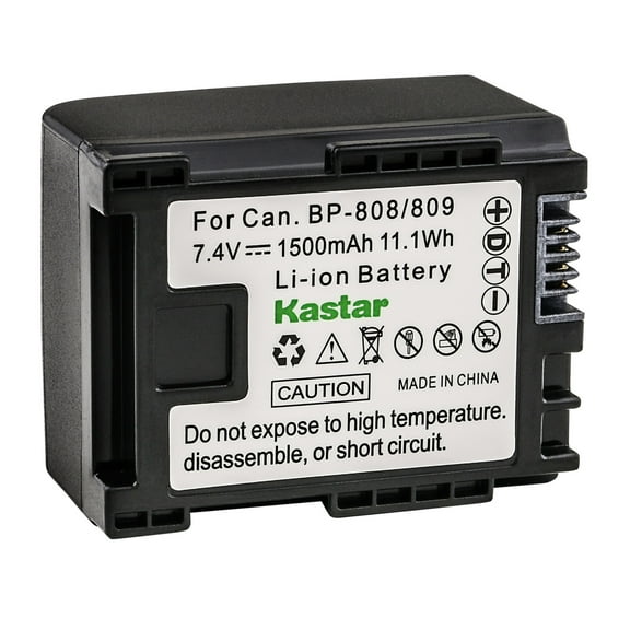 Kastar 1-Pack BP-809 Battery 7.4V 1500mAh Replacement for Canon VIXIA HF G30 HFG30, VIXIA HF M30 HFM30, VIXIA HF M31 HFM31, VIXIA HF M32 HFM32, VIXIA HF M36 HFM36, VIXIA HF M300 HFM300 Camera