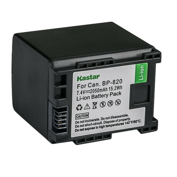 Kastar 1-Pack BP-820 Battery Replacement for Canon XF400, XF405, XA10, XA11, XA15, XA20, XA25, XA30, XA35, XA40, XA45, XA50, XA55, VIXIA HF G21, VIXIA HF G30, VIXIA HF G40, VIXIA HF G50 UHD 4K Cameras