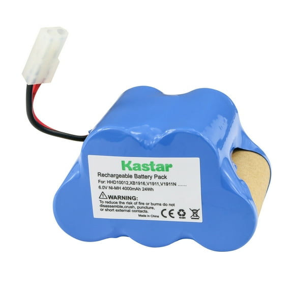 Kastar 1-Pack Battery, 6V 4000mAh, Replacement for EURO PRO HHD10012, EURO PRO XB1916 Battery, EURO PRO 2 Speed Cordless Sweeper, Shark V1911, Shark V1911FS, Shark V1911-FS, Shark V1911N, TG-V1911-FS